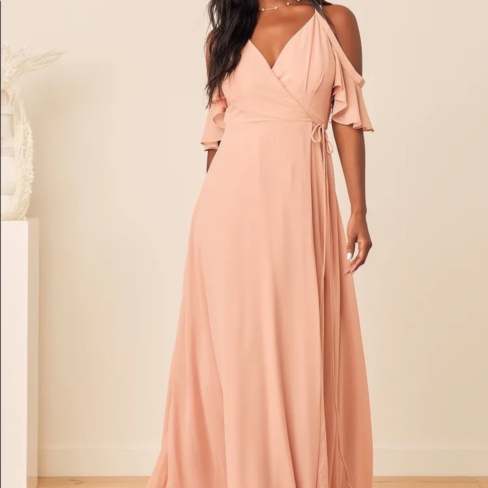 Lulus Maxi Blush Dress